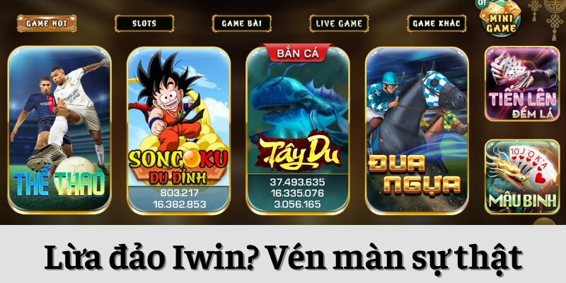 lừa đảo Iwin